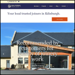 Screen shot of the Balmoral Joinery and Building website.