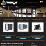 Screen shot of the Winrow Building Services website.