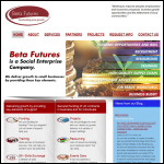 Screen shot of the Beta Futures Ltd website.