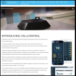Screen shot of the Cell Control UK website.