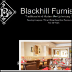 Screen shot of the Blackhill Furnishings website.