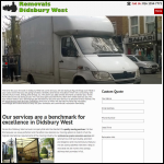 Screen shot of the Local Removals Didsbury West website.