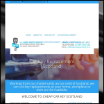 Screen shot of the Cheap Car Keys Scotland website.