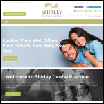 Screen shot of the Shirley Dental Practice website.
