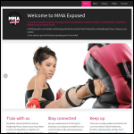 Screen shot of the MMA Exposed website.