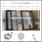 Screen shot of the Select Mirrors website.