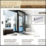 Screen shot of the LEADER Automatic Door Co., Ltd website.