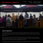 Screen shot of the The Fabulous Barbecue website.