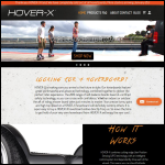 Screen shot of the HOVER-X website.