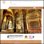 Screen shot of the G I V E - Gaia Institute of Vedic Education website.