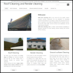 Screen shot of the G&M Roof Cleaning Ltd website.