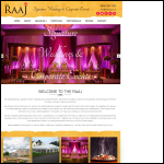 Screen shot of the The Raaj website.