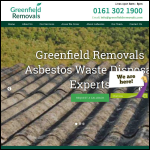 Screen shot of the Greenfield Removals website.