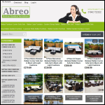 Screen shot of the Abreo Rattan Garden Furniture website.