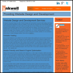 Screen shot of the Inkwell Conceptual Design website.