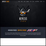 Screen shot of the Nemesis Studio website.