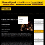 Screen shot of the Vashikaran website.