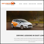 Screen shot of the ELF Driving School website.