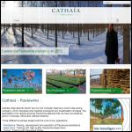 Screen shot of the Cathaia International website.