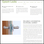 Screen shot of the Epsom Locks website.