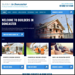 Screen shot of the Builders In Doncaster website.