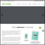 Screen shot of the Vaccoda LTD website.