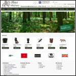 Screen shot of the Shire Archery website.