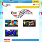 Screen shot of the Fun Features website.