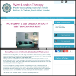 Screen shot of the West London Therapy Chelsea website.