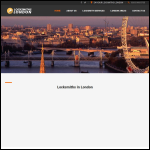 Screen shot of the Locksmiths Greater London website.