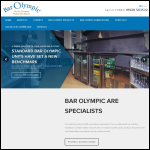 Screen shot of the Bar Olympic website.