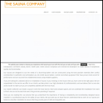 Screen shot of the The Sauna Company website.