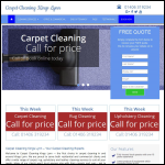 Screen shot of the Carpet Cleaning Kings Lynn website.