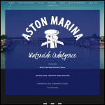 Screen shot of the Aston Marina website.