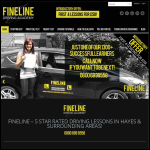 Screen shot of the Fineline Driving Academy website.