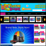 Screen shot of the Funtime Bourne website.