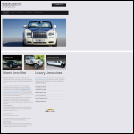 Screen shot of the Direct Limo Hire Service website.