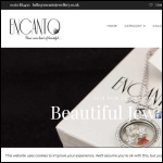 Screen shot of the Encanto Jewellery website.