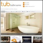 Screen shot of the Tub Bathrooms Bedford website.