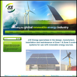 Screen shot of the JCE Energy Ltd website.