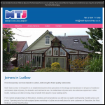 Screen shot of the Mark Taylor Joinery website.