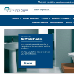 Screen shot of the Nu World Plastics website.