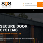 Screen shot of the Secure Door Systems website.