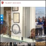 Screen shot of the Talbot Designs Ltd website.