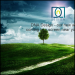 Screen shot of the DNA Design website.