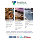 Screen shot of the Barrs Court Engineering Ltd website.