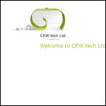 Screen shot of the CEW-Tech Ltd website.