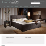 Screen shot of the Lloyd Loom of Spalding Ltd website.
