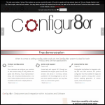 Screen shot of the Configur8or.com website.