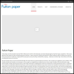 Screen shot of the Fulton Paper Ltd website.
